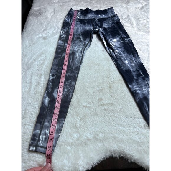 Zyia black white tied dye leggings women size 6-8 - Picture 7 of 7